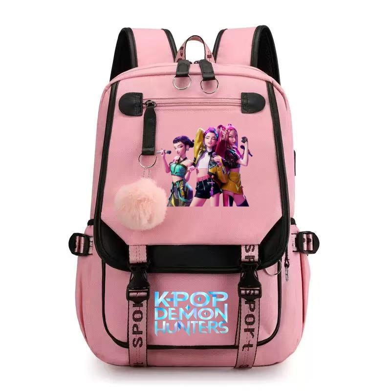 Witch Hunters Printed School Bag College Wind Large Capacity Junior High School Student Backpack