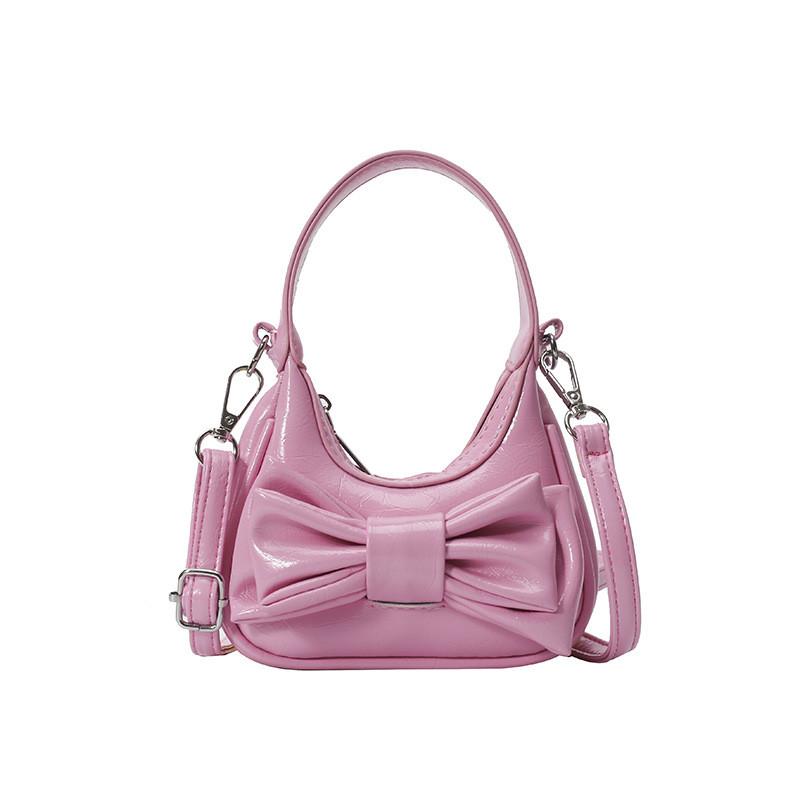 Kinderen Meisjes Vlinder Strik Mini Crossbody Tas Met Synthetisch Leer Voor Dagelijks Gebruik