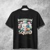Marshmallow Squad Kawaii Schattige Marshmallows Grafisch T-shirt Zacht Katoen Ronde Hals Casual T-shirt voor Unisex