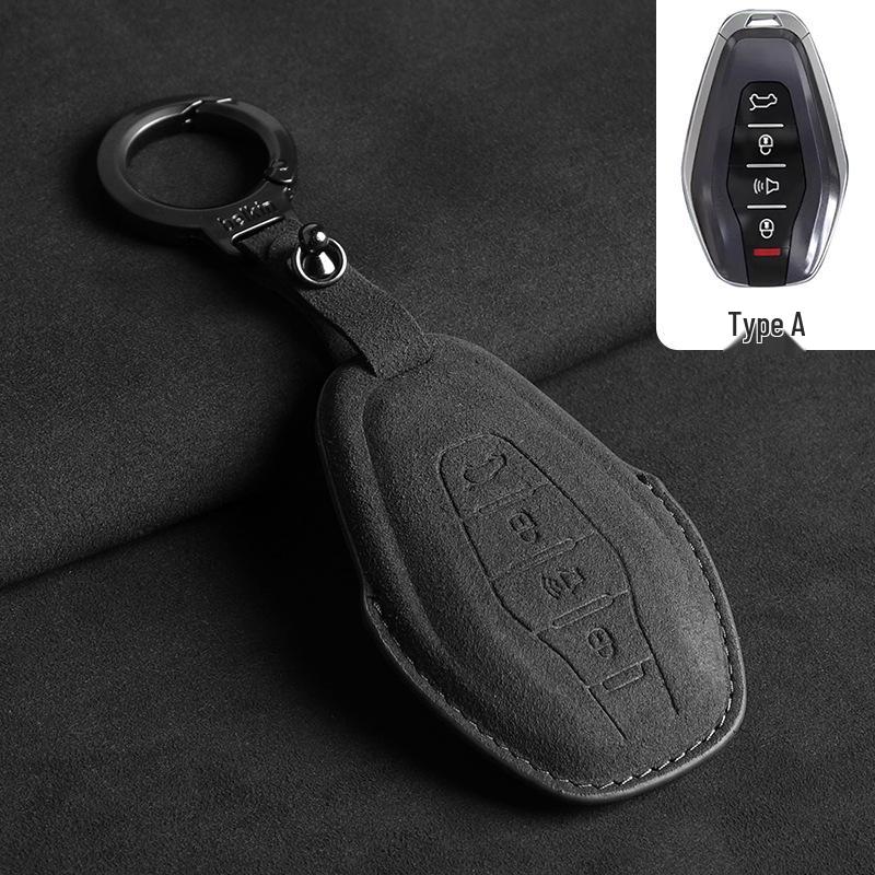 Jetour X70/X70Coupe/X90/X95 Premium Suede Key Case & Buckle