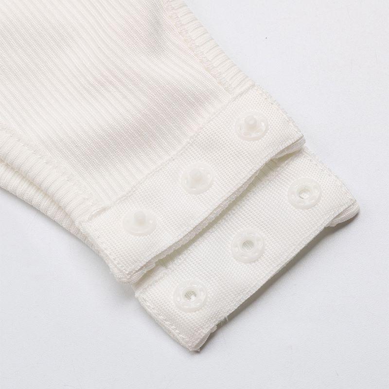 Summer Sexy Women's Bodysuits Lace Backless Strapless Tight Fitting Clothes O Neck Short Sleeve