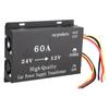 High Power Bus Voltage Reducer 24V To 12V with Memory Step Down Converter 60A Power Supply Adapter Automatic Protections