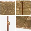 Beach Umbrella Natural 160 X 160 X 196 Cm Polyester and Steel