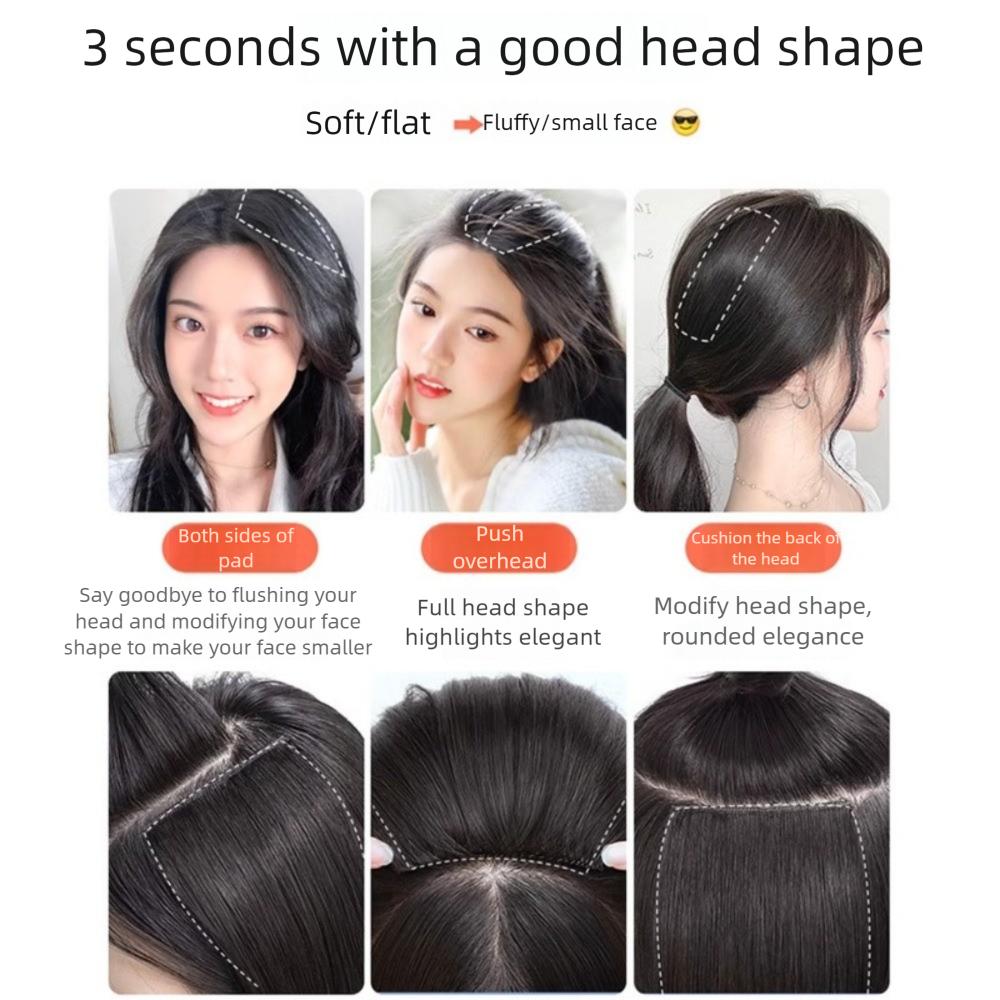 Synthetic Pads Invisible Seamless Hair Pads Lining Natural Pads Top Side Cover Piece Daily