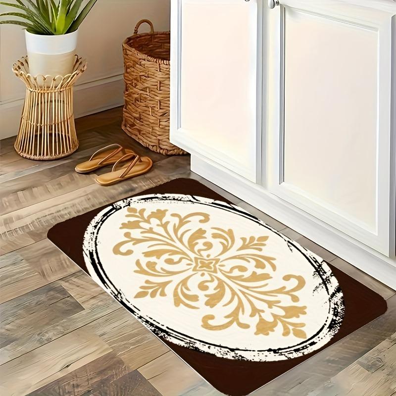 1PC Tranquil Waters Kitchen Rug Non-Slip Door Mat Pop design Bathroom Rug Bath Mat Carpet for Home Sink Laundry ecoreeree