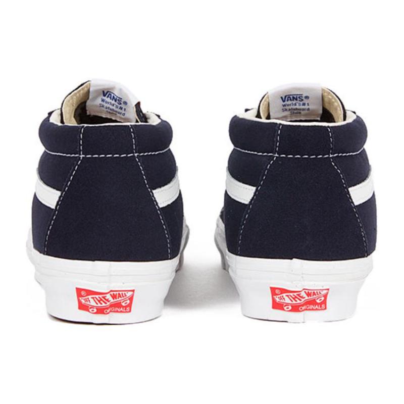 Vans Og Sk8 Mid Lx 'Navy White' Sneakers VN0A4BVCNAV