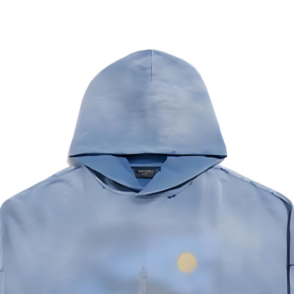 Balenciaga SS24 Sweatshirt Lockere Passform Herren Blau 744462TQVO24530