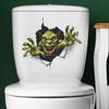 Halloween Green Monster Bathroom Toilet Toilet with Home Decor Decals