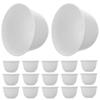 48Pcs Chinese Traditional Teacup Set Thickened Tea Bowl for Sampling Different Teas 60Ml Elegant Retro Tea Serving Bowl Reusable