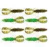 8pcs Shrimp Soft Bait Fishing Baits 7.5cm 3.7g Crawfish Lures Artificial Swimbait Saltwater Fishing Tackle Accessories