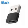 USB Type-C Adapter USB 2.0 Male to Type C Female Adapter Type C Converter for Charging Data Transfer USB C Adapter for Samsung