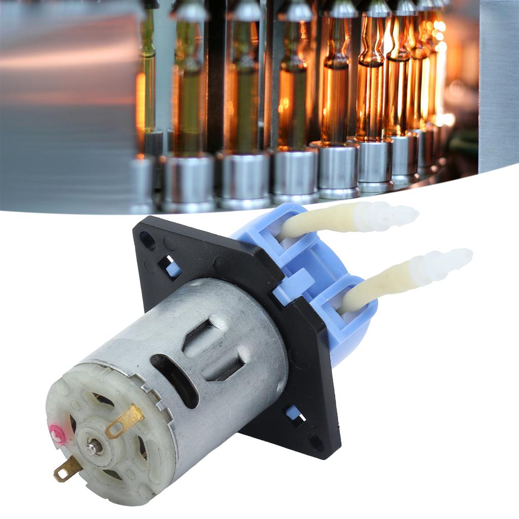 Peristaltic Pump Liquid Dosing Metering Mini Self Priming Pump for Aquarium Lab Analysis 12V DC