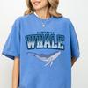 Whale Comfort Colors T-shirt – Unisex Ocean Lover Tee