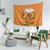 Beer Tapestry Decor Art Aesthetic Tapestries for Living Room Bedroom Home Wall Cloth Wall Hanging