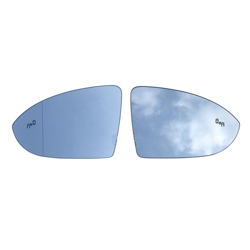 Left Right Heated Blind Spot Warning Wing Rear Mirror Glass for VW Gti Golf MK7 2014- E-Golf 2014- 5G0857521 5G0857522