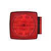 2PCS 12V Square Led Truck Trailer Light Stop Turn Tail Brake lamp Running Light for Trailers Boat Truck Camper RV Snowmobile