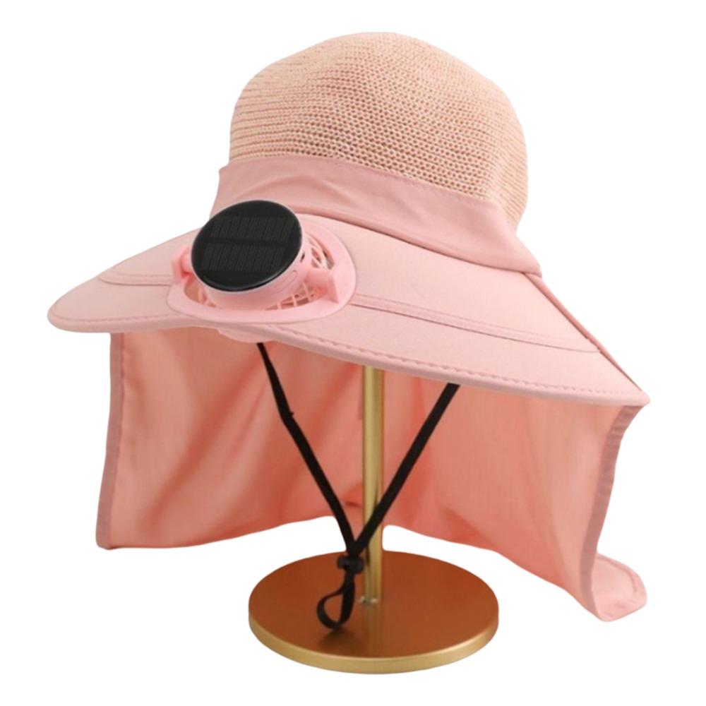 Breathable Solar Fan Cap Anti-UV Cooling Fan Hat Women Sun Hat Sun Cap  Tea Picking