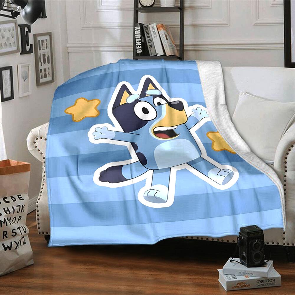 1pc B-Blucy Blanket, Gift, for Men and Women, Soft Blanket, Good for Sofa Bed Couch Travel, Lightweight Flannel Blanket