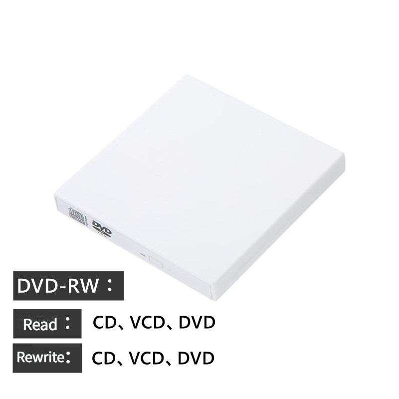 Externá CD DVD mechanika, USB 2.0 Slim Prenosná Externá CD-RW Mechanika DVD-RW Napaľovačka Zapisovačka Pre Laptop Notebook PC Stolný Počítač