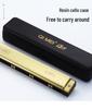 Chimei 24-Hole Double Reed C Key Harmonica for Adults & Beginners