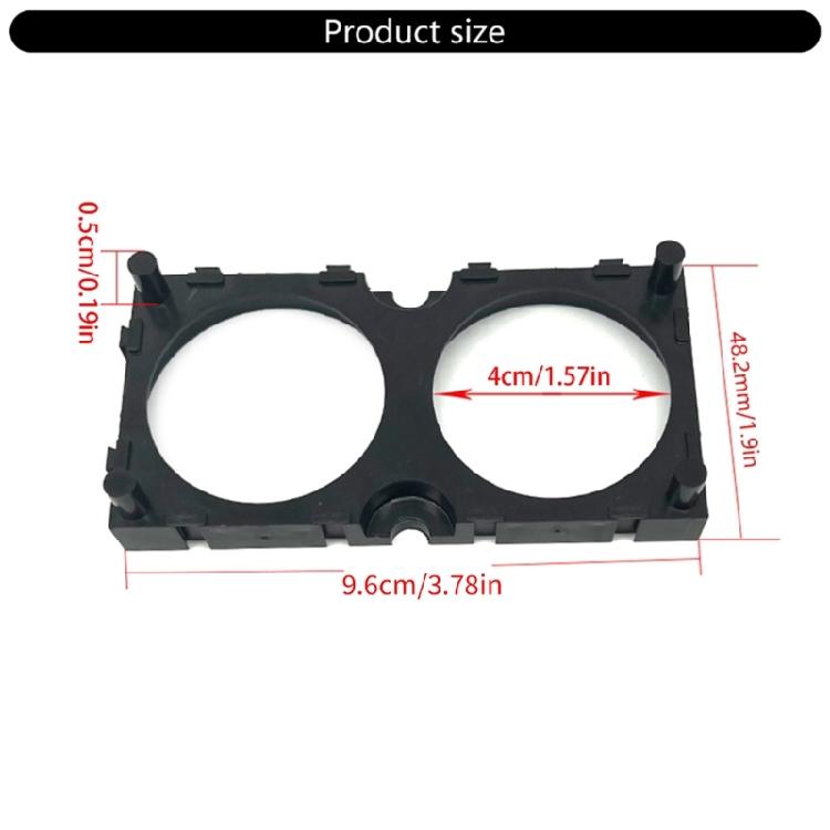 10pcs Easy to Install 46160 Lithium Battery Holder Frame, Stackable for Space Efficiency, Strong AntiShock Properties