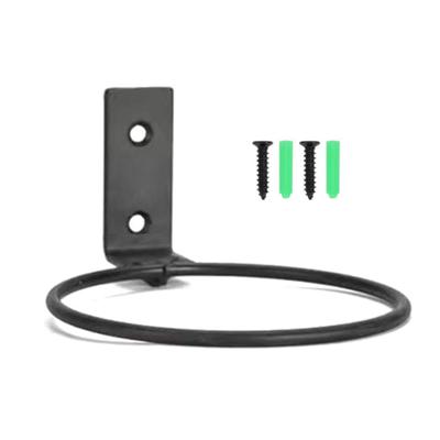 Practical Good Loading Flowerpot Holder Ring Wall Mounted Easy Install Metal Planter Holder Ring for Home