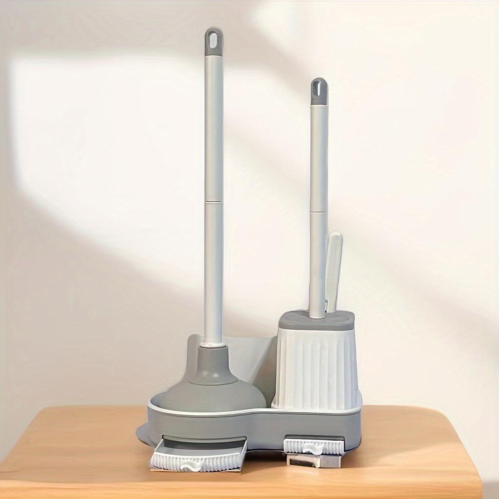 

Настенный вертикальный набор туалетных щеток для ванной комнаты, без мертвых зон, щетка с длинной ручкой, щетка для зазоров, ершик для унитаза