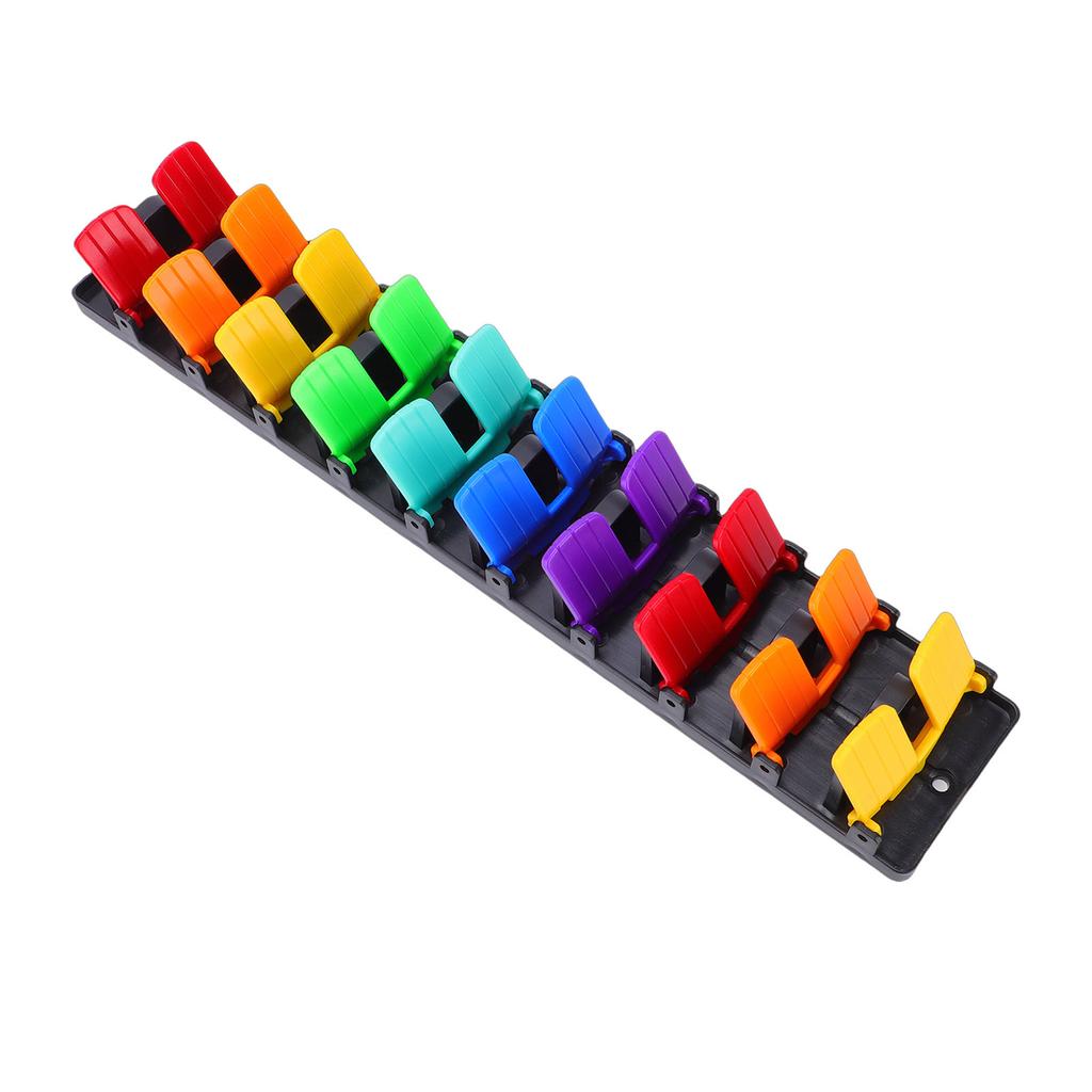 Hat Organizer Spring Clips Space Saving Plastic Wall Mount Closet Hat Rack Holder for Bedroom