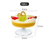 Plastic Martini Glasses Detachable Transparent Champagne Glass Champagne Tower Disposable Ribbed Martini Glasses