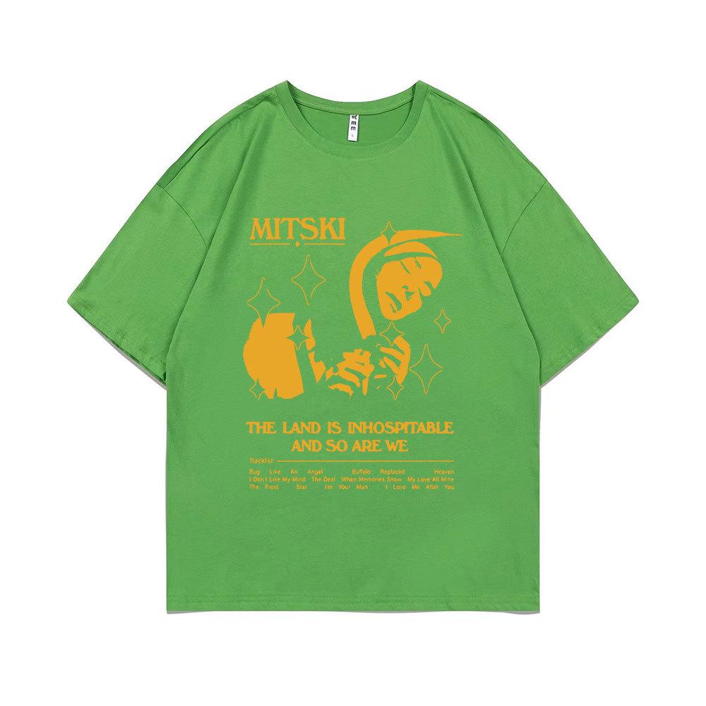 The Land Is Inhospitable Print T-shirt Mitski Album T Shirts