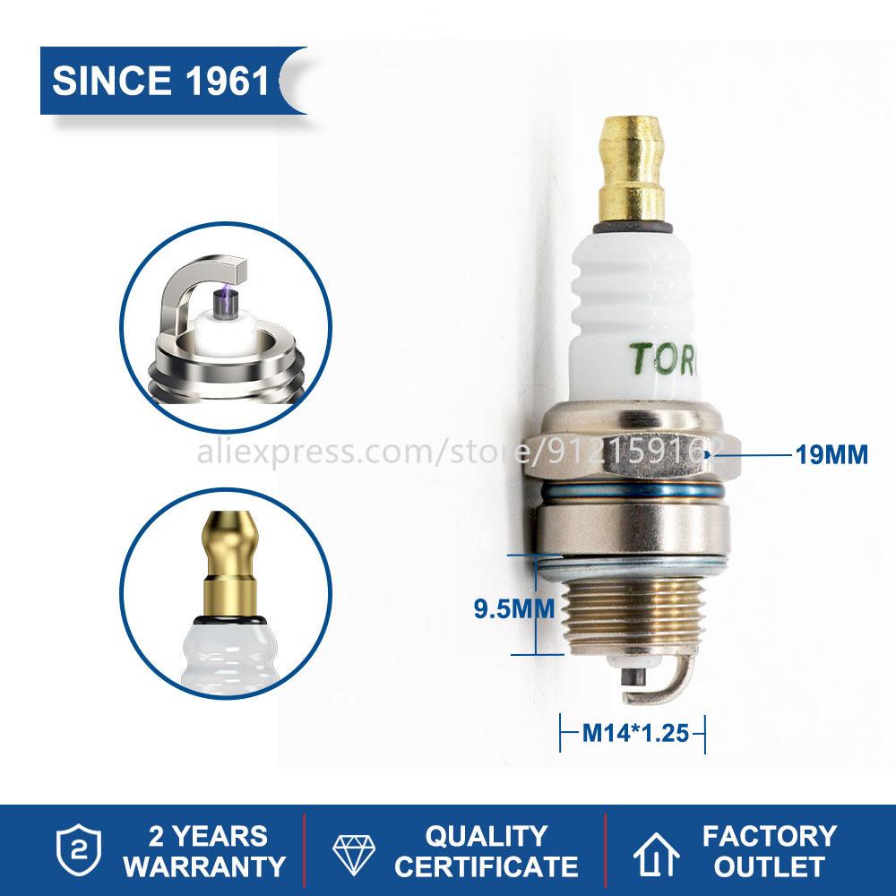 4pcs Original Torch Spark Plug Candle Replace Igntion System Model DK7RTC L7RTC E7C F6RTC 5K6RTC F9RC B8RC A7TC QH5RTC-13 E6TC