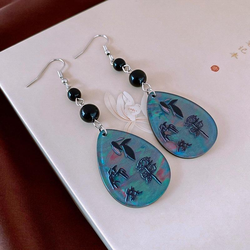 Retro Earrings Design Sense Personality Versatile Earrings Earrings Ethnic Style High-end Temperament Earrings
