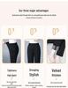 Women's Fleece-Lined High-Waist Warm Pants – Thick, Casual, Straight-Leg for Mom Style, Ideal for Winter Wear by Middle-Aged and Elderly.