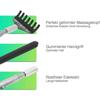 Telescopic Back Scratcher Scratching Backscratcher Massager Metal Stainless Steel Tool with Carrying Bag