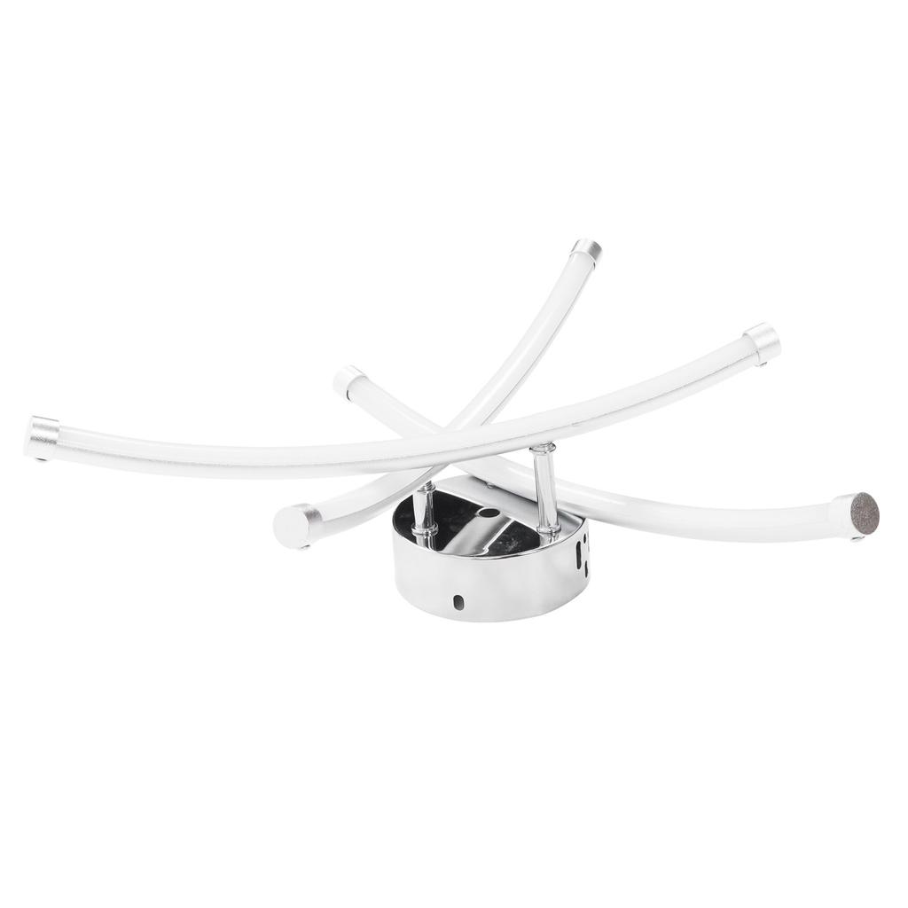 Forked Shaped Ceiling Lights Aluminum Silver LED 3 Curved Warm Lamp with Driver for Living Room Kitchen Bedroom 85‑265V