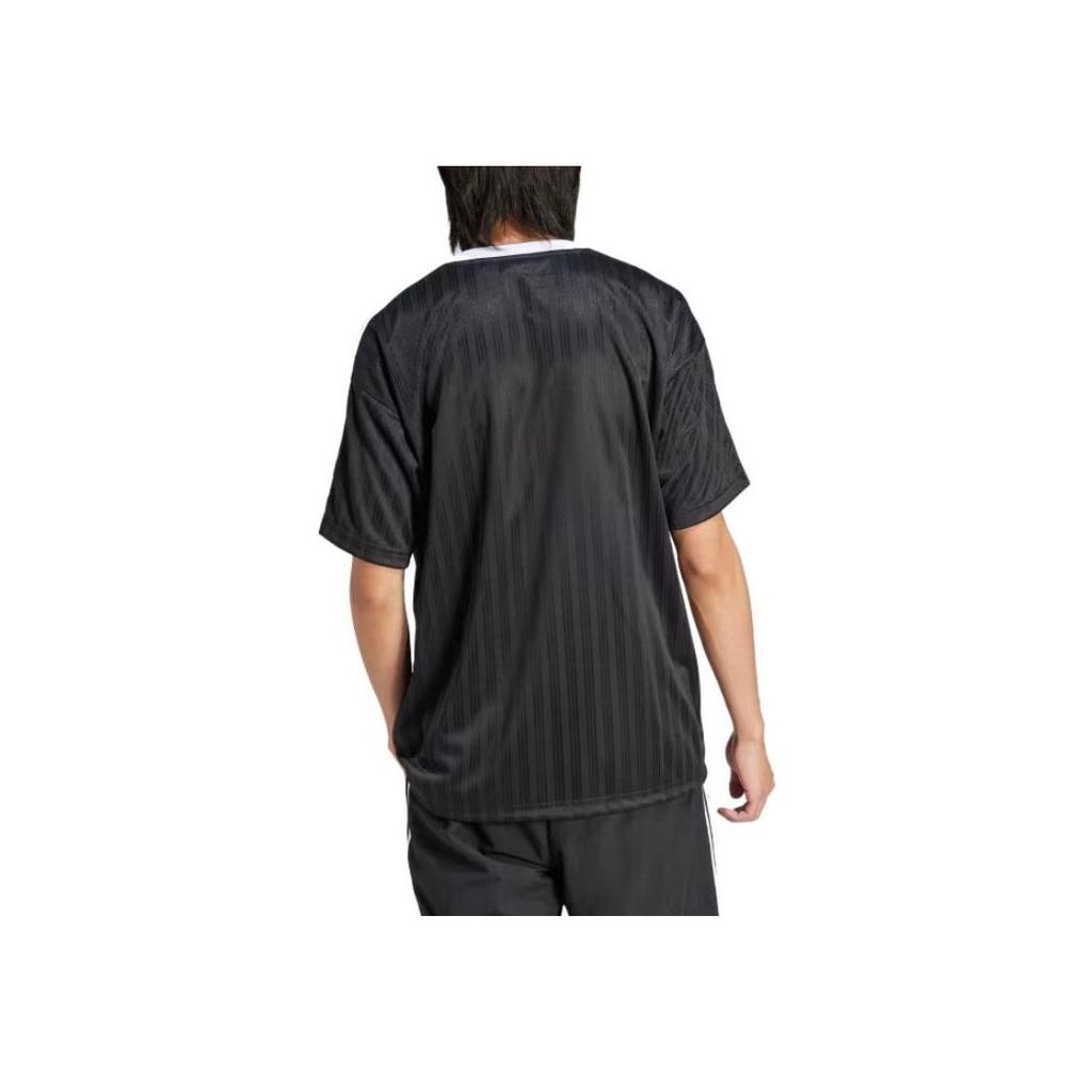 adidas Originals Retro Gestreiftes Kurzarm-T-Shirt Schwarz IU2341
