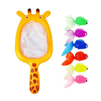 Giraffe Landing Net + 6 Goldfish Set Korean Childrens Toys