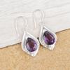 African Amethyst  Earrings, 925 Solid Sterling Silver Gemstone Jewelry, Handmade Earrings, For Thanksgiving
