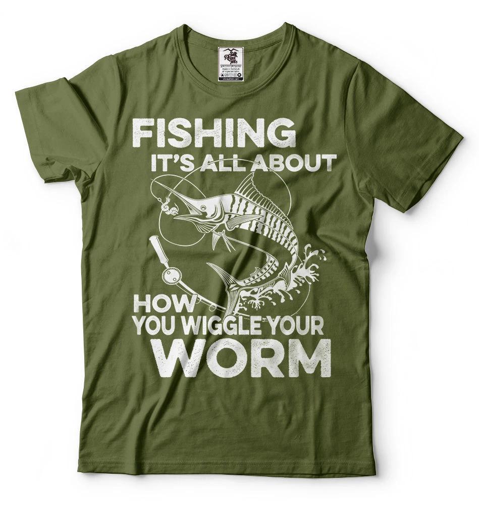 Fishing T-shirt Funny Fishing Birthday Father s Day Gift T-shirt Fisherman Hobby L