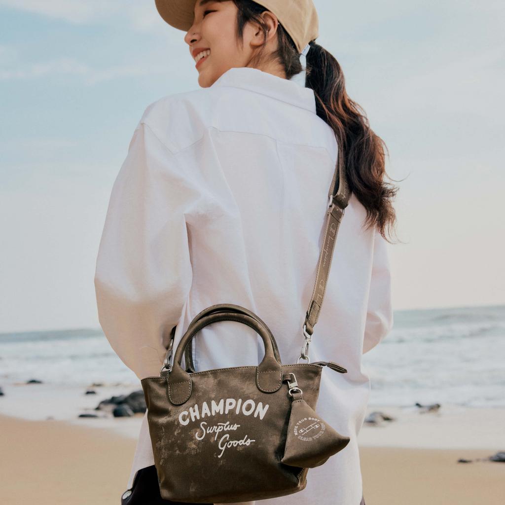 Champion Puddingbeutel Lustiges Logo Abnehmbare Kopfhörer-Tragetasche Stoffrucksack Handtasche Mittlere Unisex-Tragetasche U5AACPU43