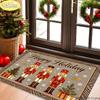 Merry Christmas Nutcracker Doormat, Non-Slip, Absorbent Entryway Mat, Outdoor Porch Decorative Rug, Home Decor