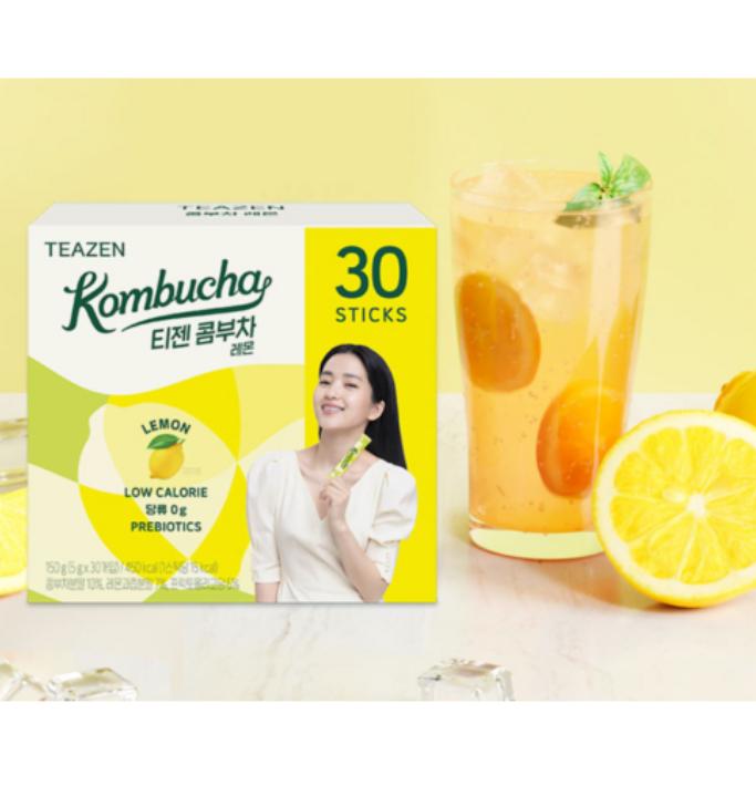 Teazen Kombucha Powder 5g × 30 Sachets (Flavor Options)