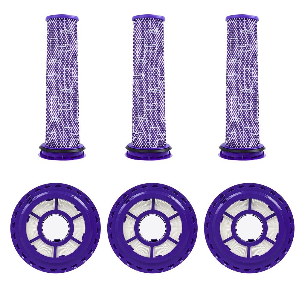 HEPA Post Filters Pre Filters Kit Replace For Dyson DC41 DC65 DC66 UP13 UP20 Animal Multi Floor & Ball Vacuum Cleaner Filter