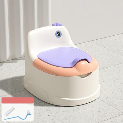 Child Potty Chair Baby with Clean Brush Anti Slip Household Urinal Lid Toilet Seat