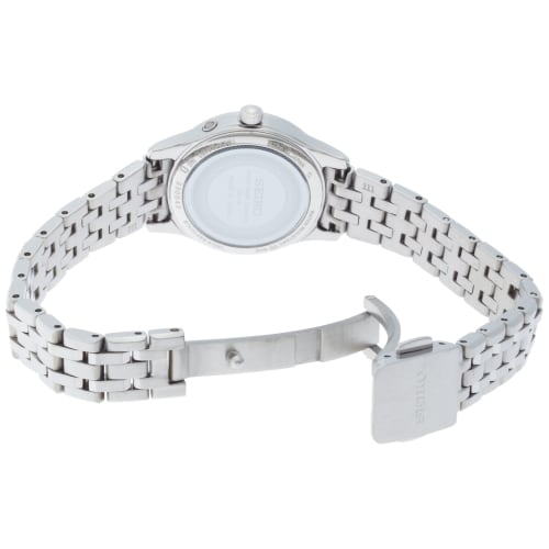 Seiko Watch EXCELINE Women's Watch, Solar-Powered, Radio-Controlled, Water Resistant (10 ATM), Sapphire Crystal with Super Clear Coating, SWCW023