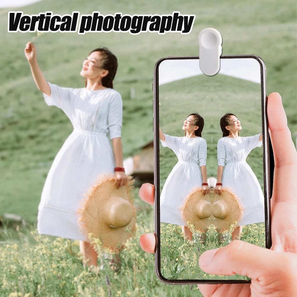 Adjustable Cellphone Photography Camera Reflection Mirror Shooting Clip Kit for Photographers Phone Reflection Camera Clip