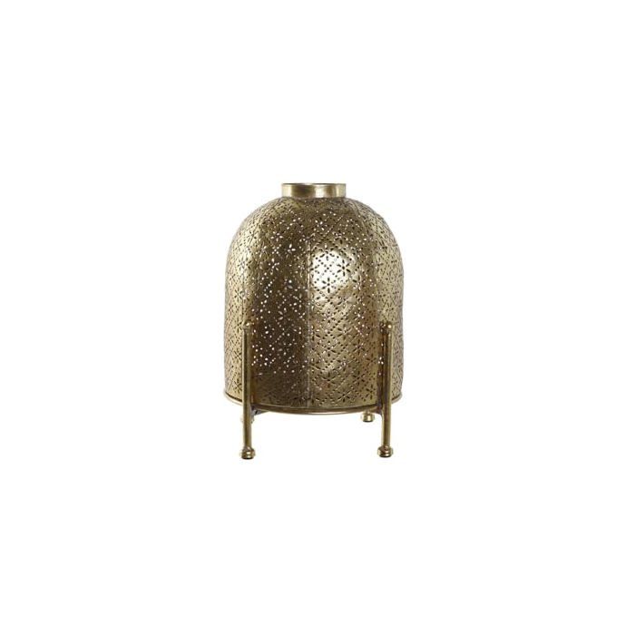 Bougeoir en métal et verre - Home ESPRIT - Doré - Multicolore - 19x19x24,5 cm - Décoration élégante