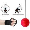 En uppsättning boxningshastighetsboll för vuxna och barn, fitness, reaktivitetsträning, huvudmonterad stil, spel, leksak, lindra stress, släppa känslor