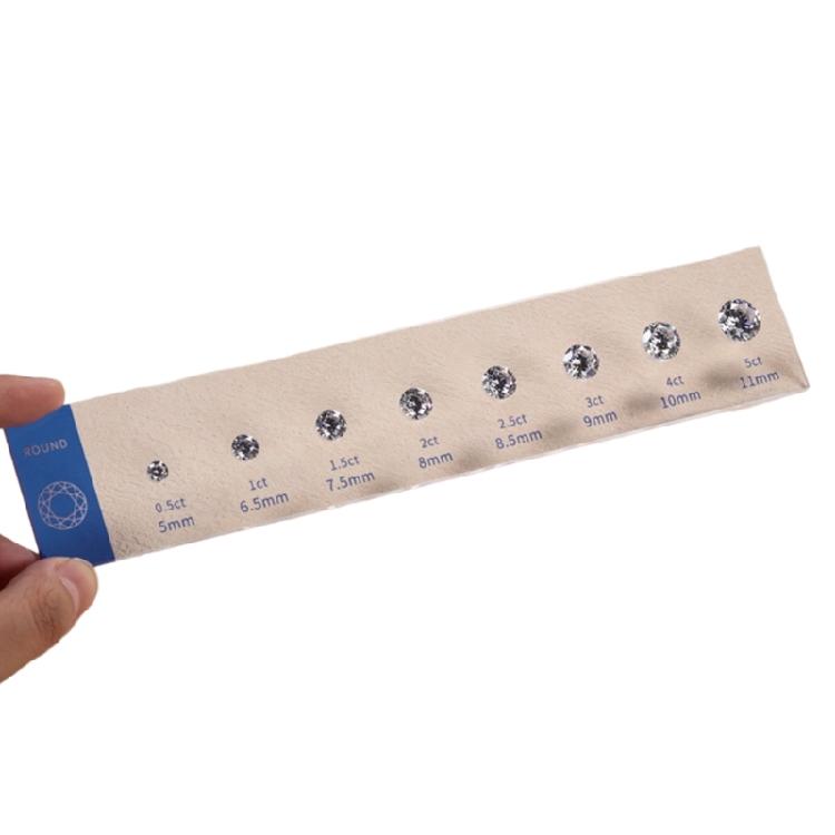 Jewelry Store Accessory Cubic Zirconia Size Comparison Set With Ergonomic Caliper Designs
