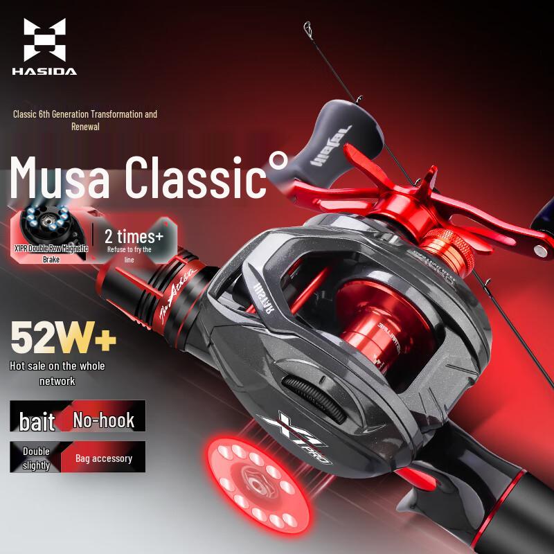 Комплект удилища и катушки HISTAR Musa Classic Baitcasting Right Hand